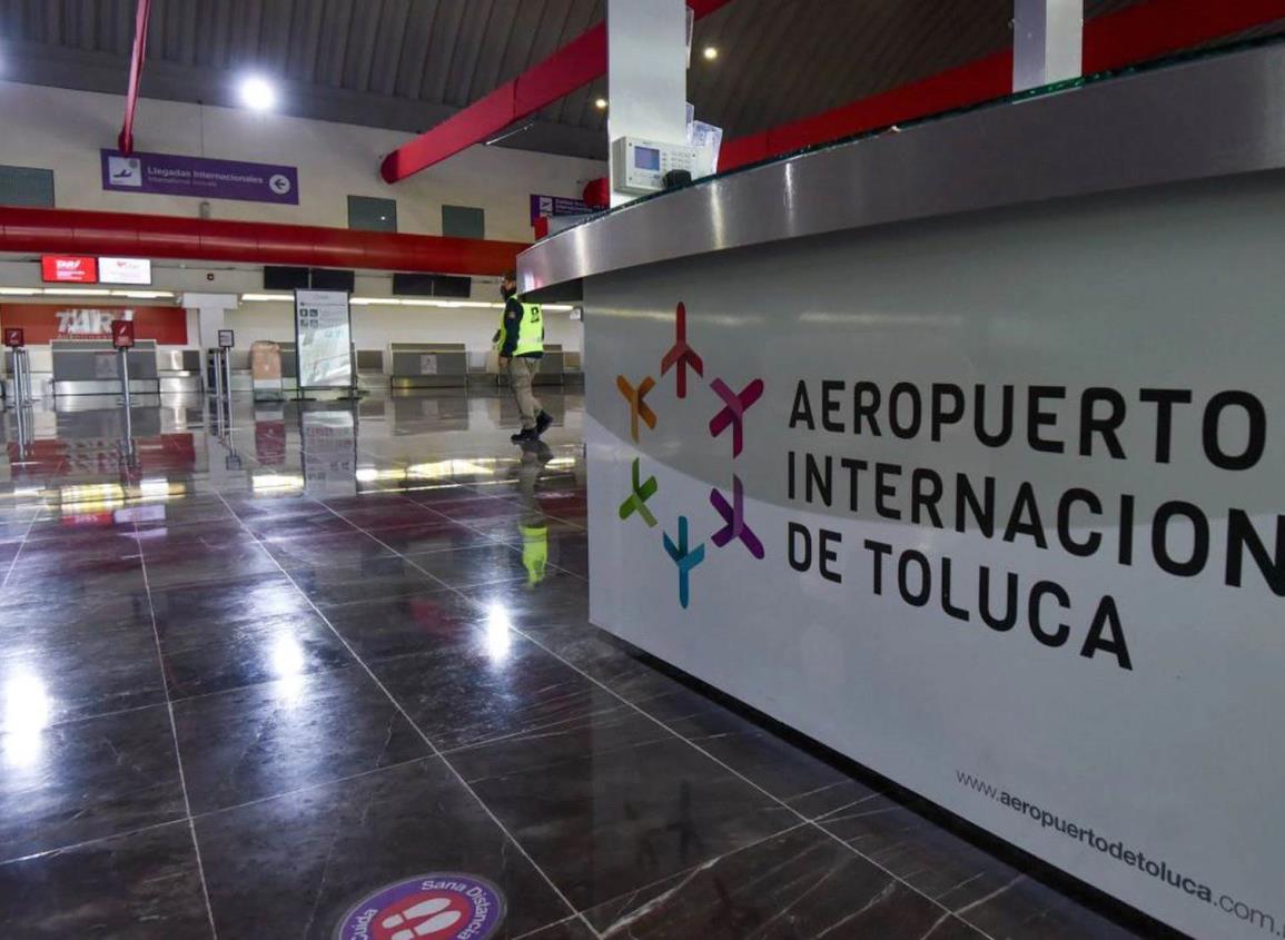 Reanuda Aeropuerto de Toluca vuelos al 85% de ocupación