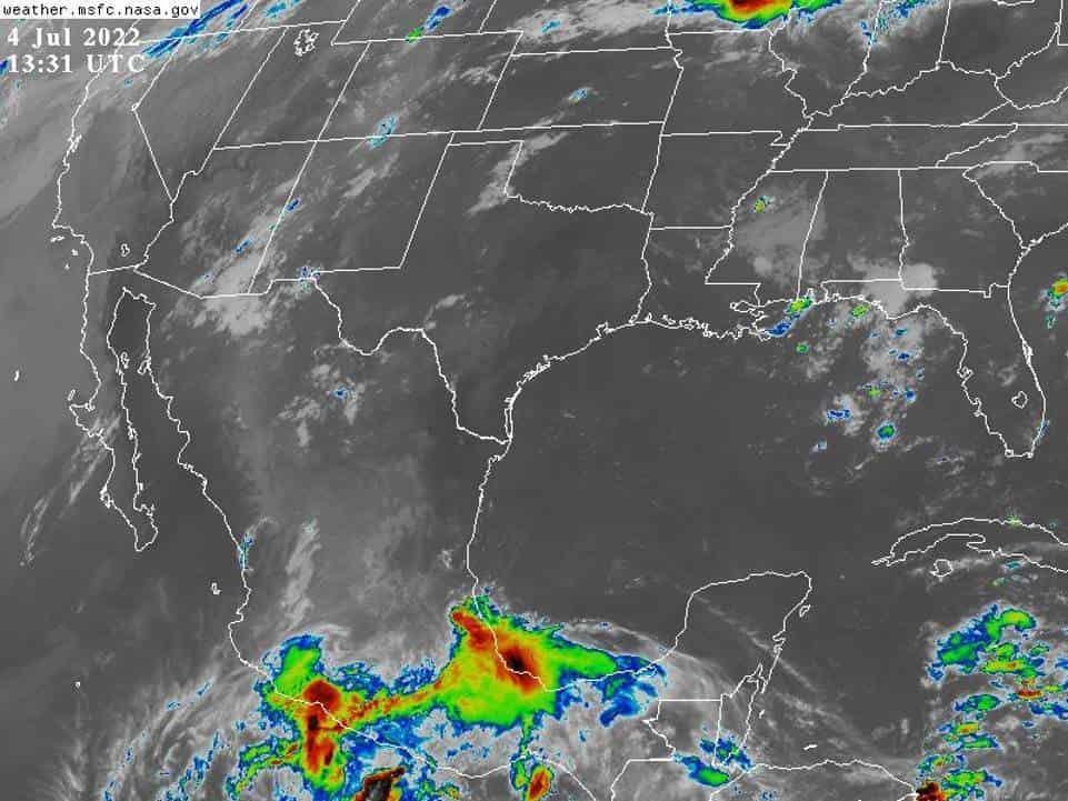 Lluvias eventuales en la zona sur de Veracruz