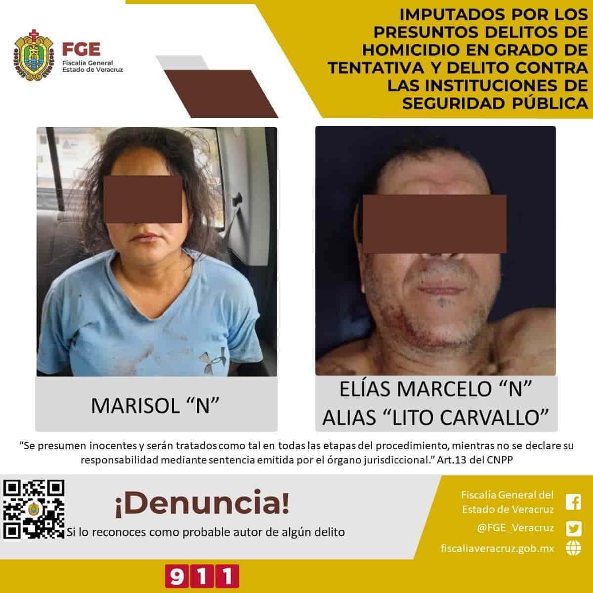 Se quedan en prisión Lito Carvallo y su esposa en San Andrés Tuxtla