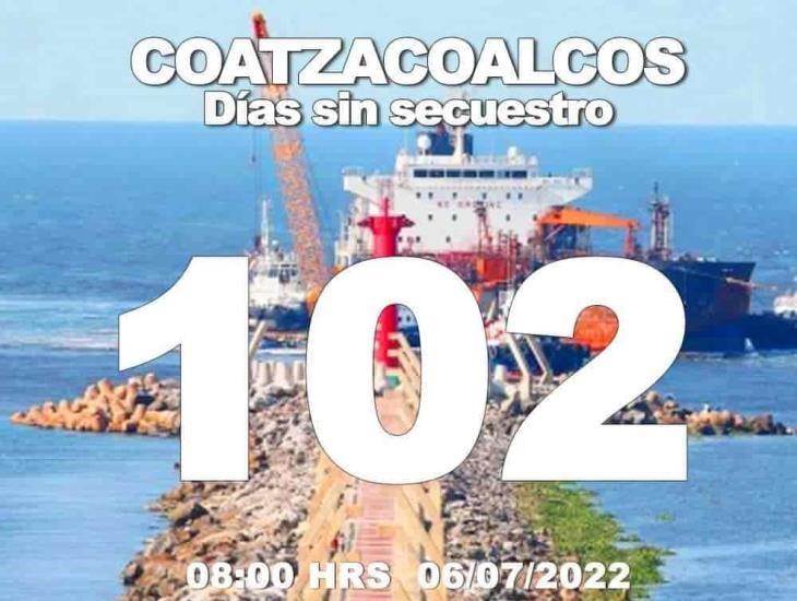 OCC reportó 102 días sin secuestros en Coatzacoalcos