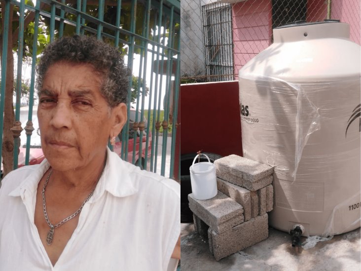 Con agua en cubetas, Dominga soporta la falta del servicio en Colinas de Santa Fe