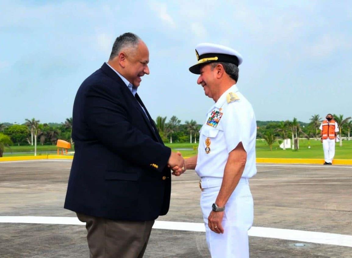Secretarios de Marina de EU y México se reúnen en Veracruz