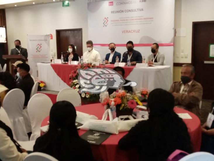 Realiza INE reunión consultiva con pueblos indígenas del centro de Veracruz
