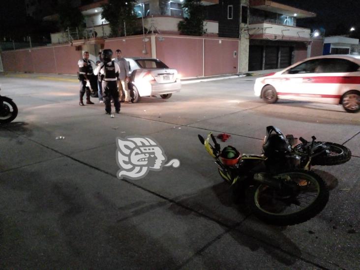 Arrollan a pareja en motocicleta en crucero de Coatzacoalcos (+video)