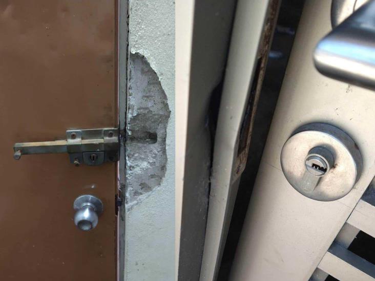 Hampones vandalizan puertas y saquean vivienda en Ciudad Olmeca