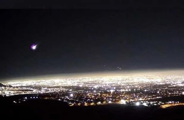 Entre consternación y sorpresa, captan espectacular meteorito sobre Argentina