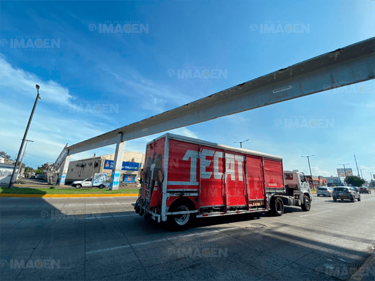 Puente de Rafael Cuervo en Veracruz, un riesgo latente