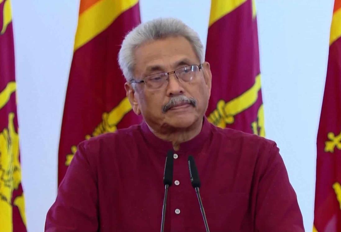 Presidente de Sri Lanka anuncia su renuncia tras ola de protestas