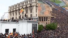 Manifestantes toman el palacio presidencial en Sri Lanka; presidente huyó (+video)