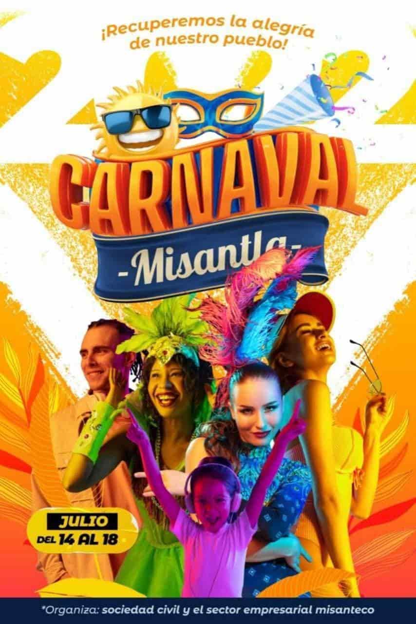 Todo listo para el Carnaval Misantla 2022