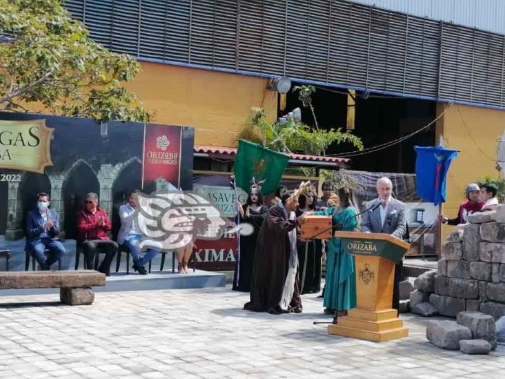 Con performance medieval, presentan el inicio del proyecto Casa Vegas en Orizaba