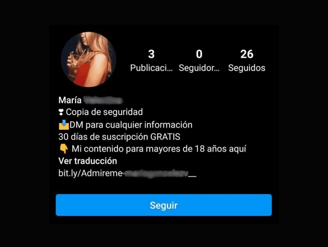 Me clonaron el Instagram para crear una cuenta +18, ¿qué hago?