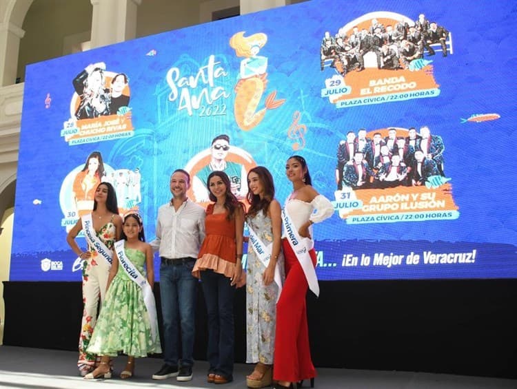 Presentan cartelera por Fiestas de Santa Ana 2022 en Boca del Río(+video)