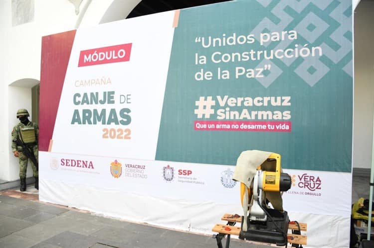 En Veracruz, anuncian Campaña de Canje de Armas 2022