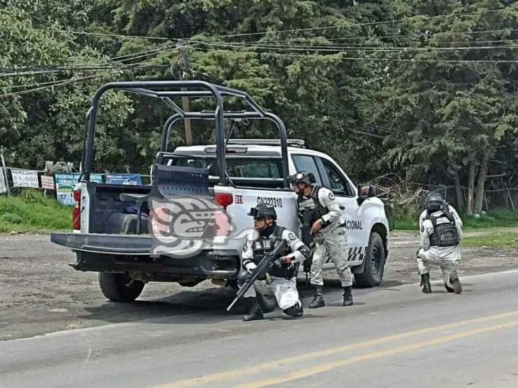 Enfrentamiento en la México-Cuernavaca; 14 detenidos y dos policías heridos