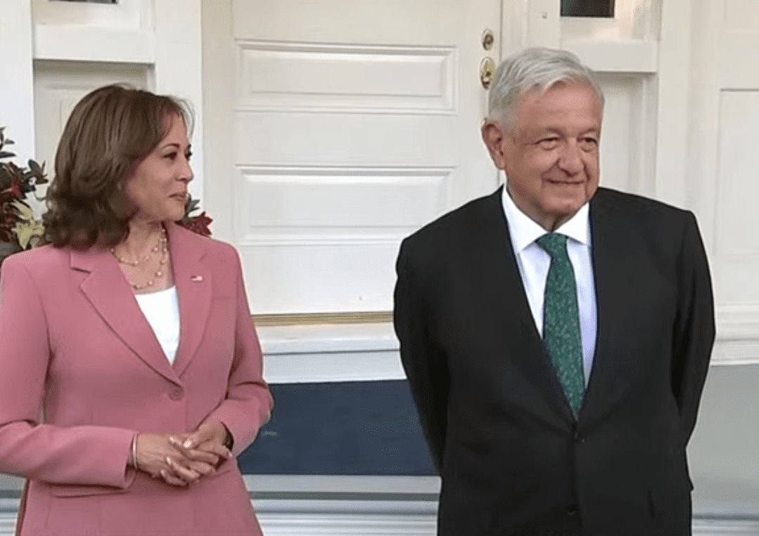 AMLO se reúne con la vicepresidenta de Estados Unidos