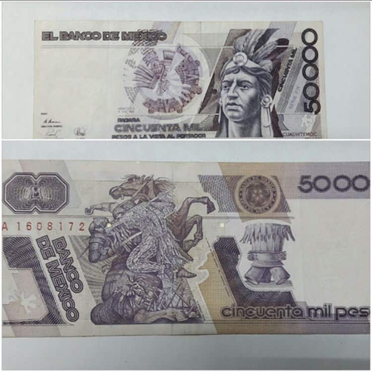 ¿Los recuerdas? 5 billetes mexicanos que ya no existen