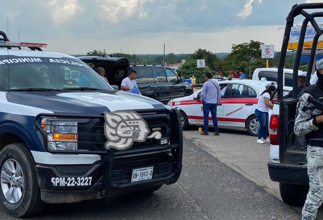 Sin detenidos por homicidio de taxista en Cosoleacaque