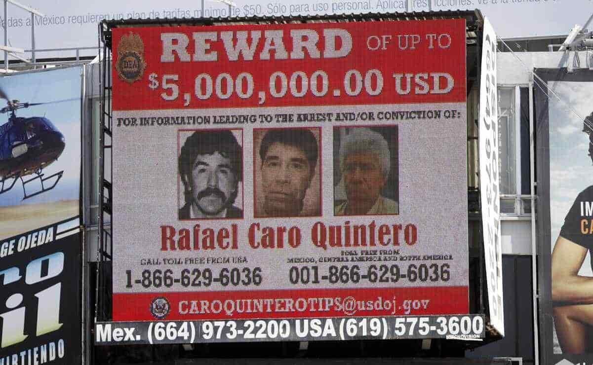 !Entérate! Estos son los cargos que Estados Unidos le imputa a Rafael Caro Quintero