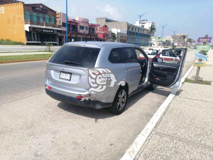 Pasajero lesionado en percance vial