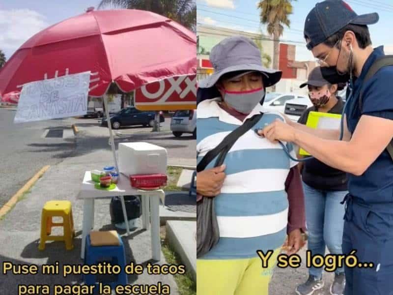 ¡De vendedor de tacos a doctor! Joven logra conseguir su sueño(+video)