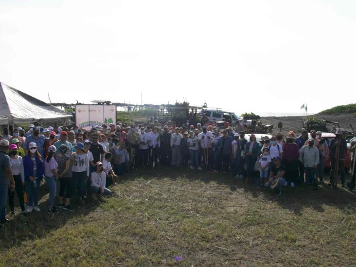 En La Antigua, realizan campaña ´Fabriquemos Agua Reforestando´