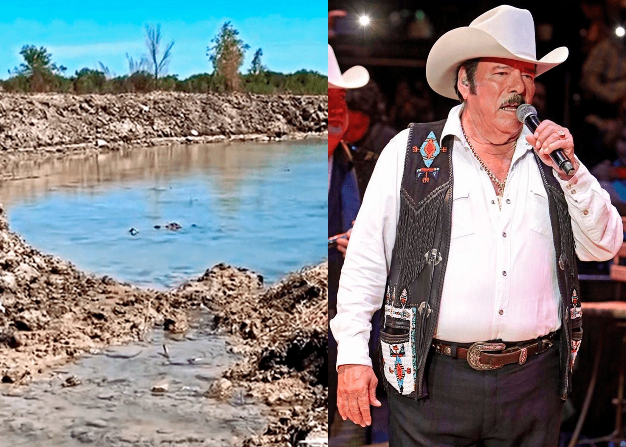 Conagua y autoridades de NL liberan dos presas en el rancho del cantante Lalo Mora