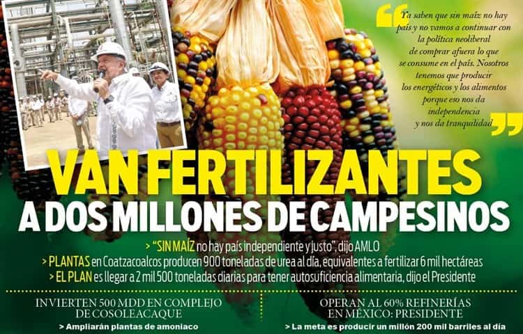 Fortalecimiento de plantas de fertilizantes beneficiará a 2 millones de productores