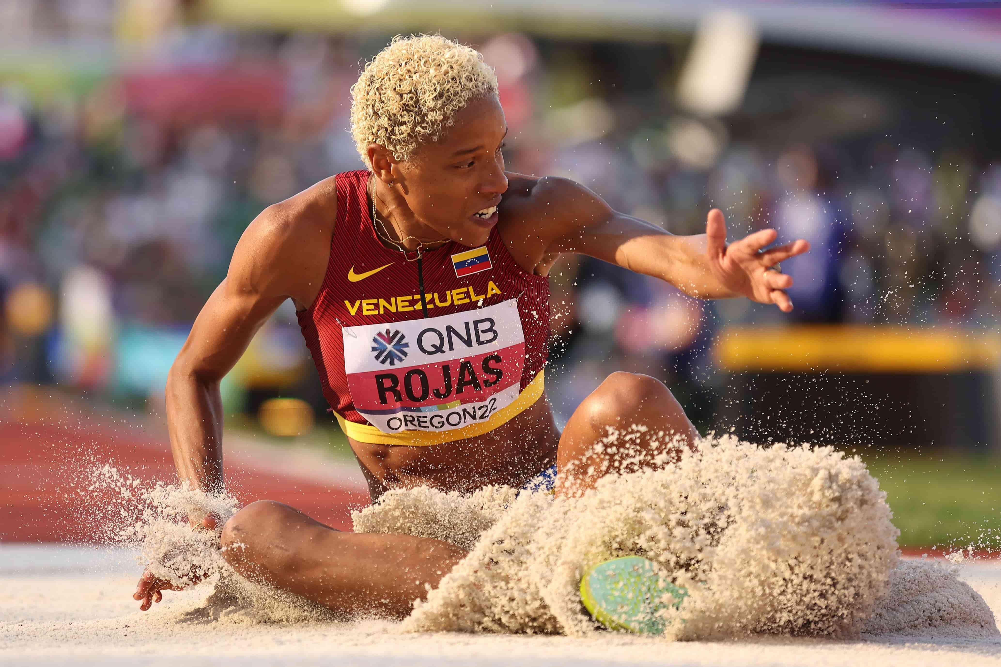 Yulimar Rojas, primera tricampeona mundial de triple salto