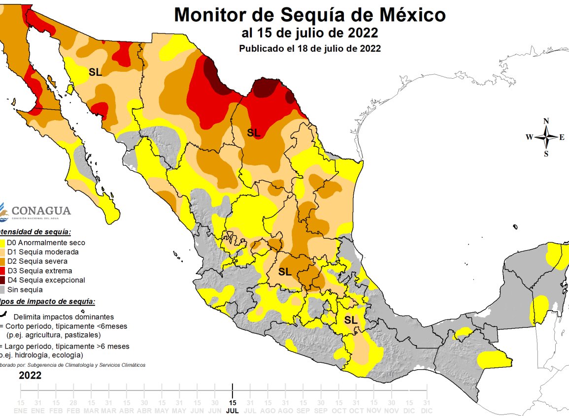 Disminuyen municipios anormalmente secos en Veracruz