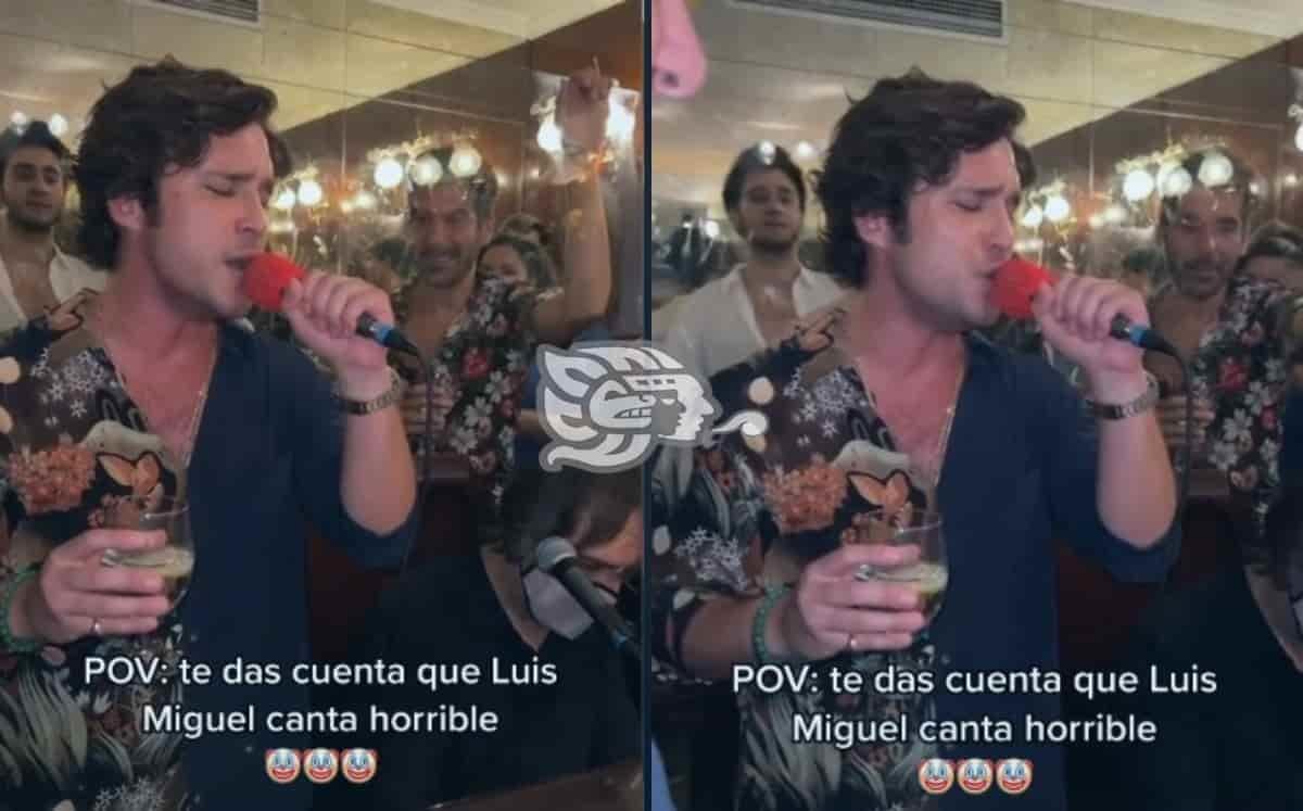 Captan a diego boneta cantando pésimo