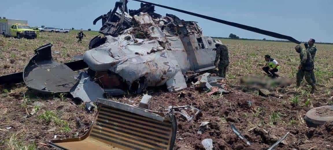 Helicóptero de la Marina habría caído en Sinaloa por falta de combustible