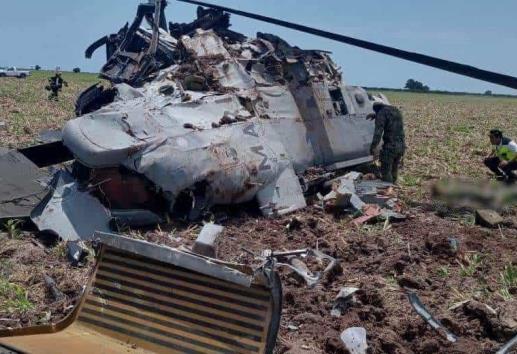 Helicóptero de la Marina habría caído en Sinaloa por falta de combustible
