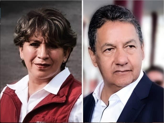 Delfina Gómez e Higinio Martínez lideran encuesta de Morena en Edomex