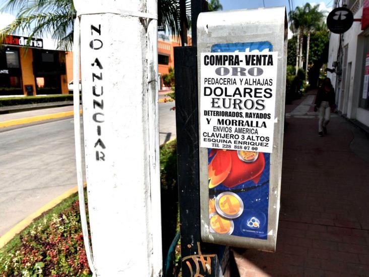 ¡Ojo! En Xalapa multarán a quienes coloquen publicidad sin permiso