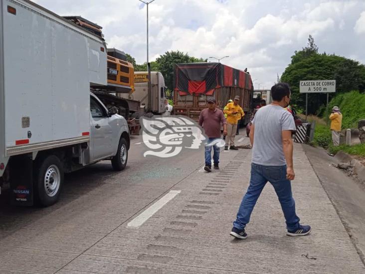 Se registra fuerte carambola en la Orizaba-Córdoba