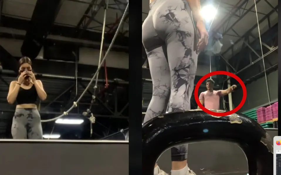 Chica exhibe a acosador en su gym