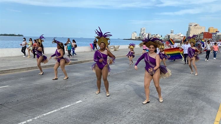 Comunidad LGBTIQ+ realiza marcha en la zona conurbada Veracruz – Boca del Río