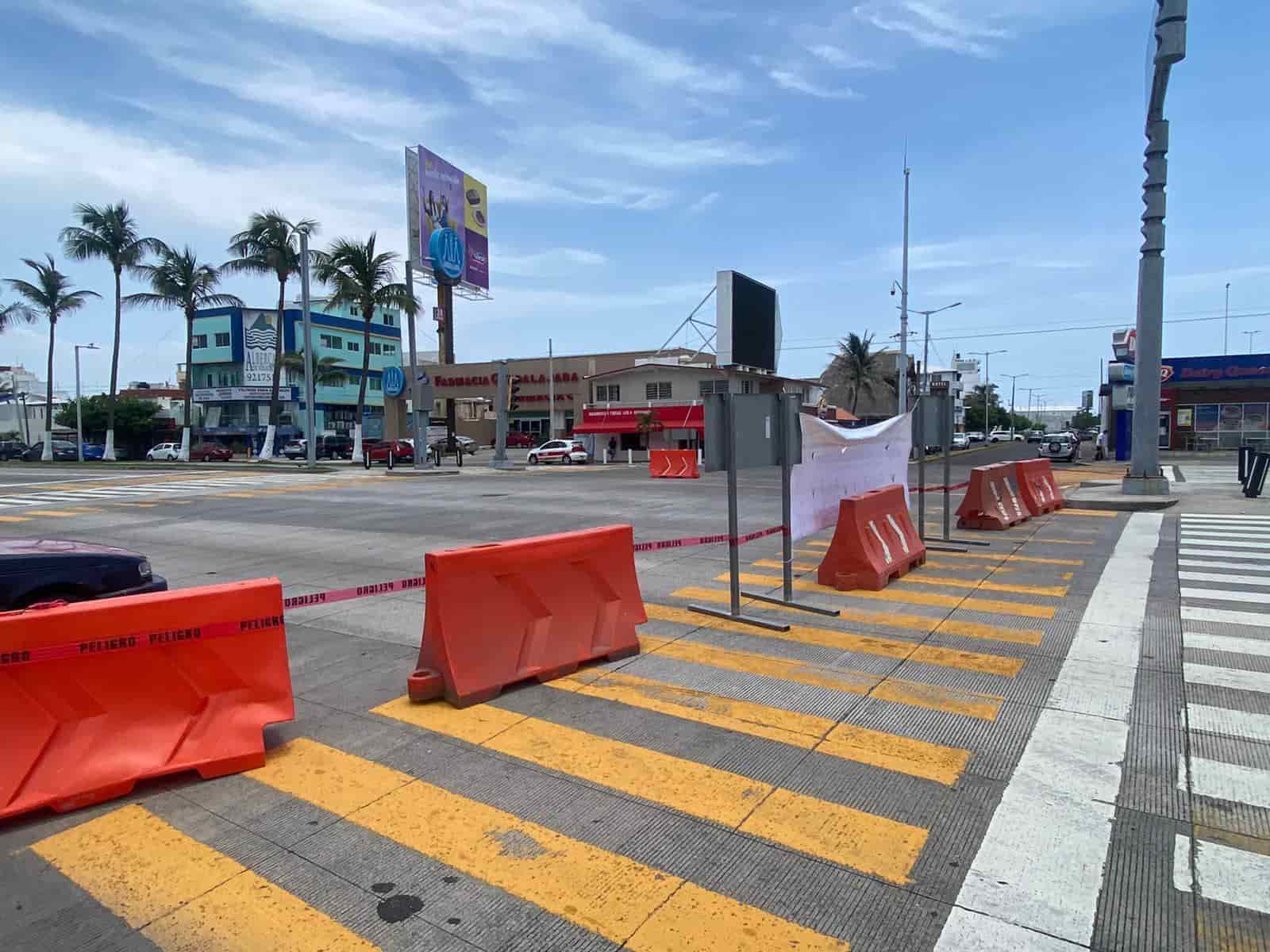 Estás calles estarán cerradas por trabajos de la CAB en Boca del Río