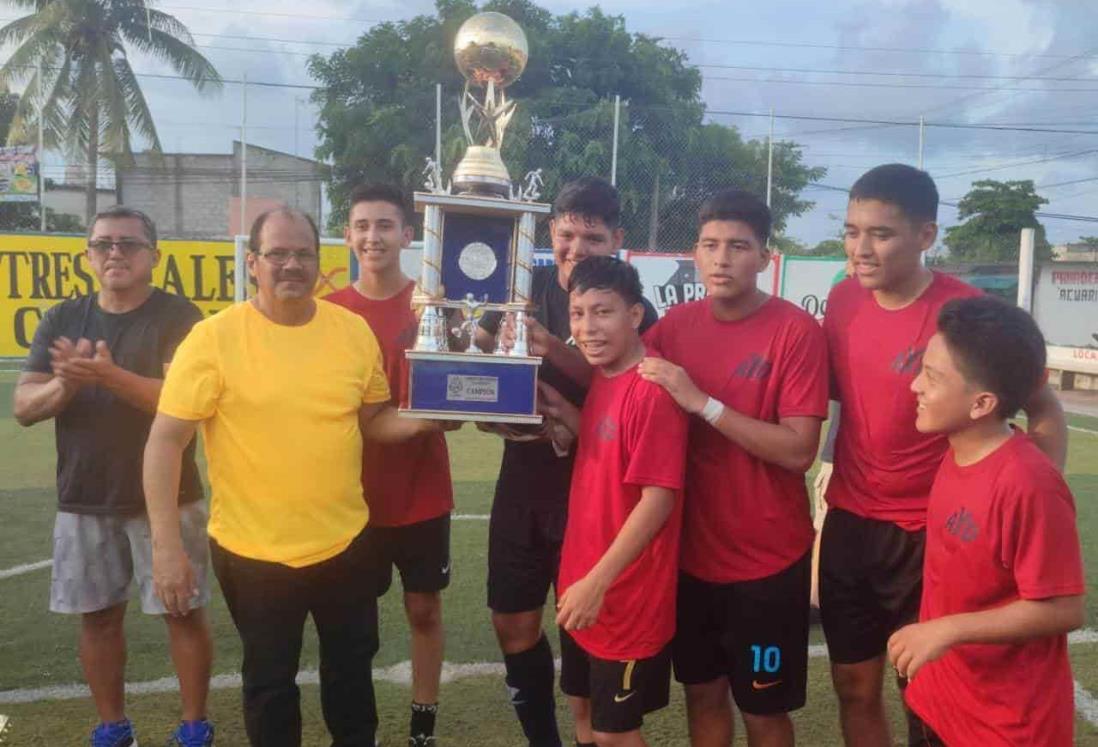 En Cardel, realizan premiación a finalistas del Torneo Municipal de Futbol 5