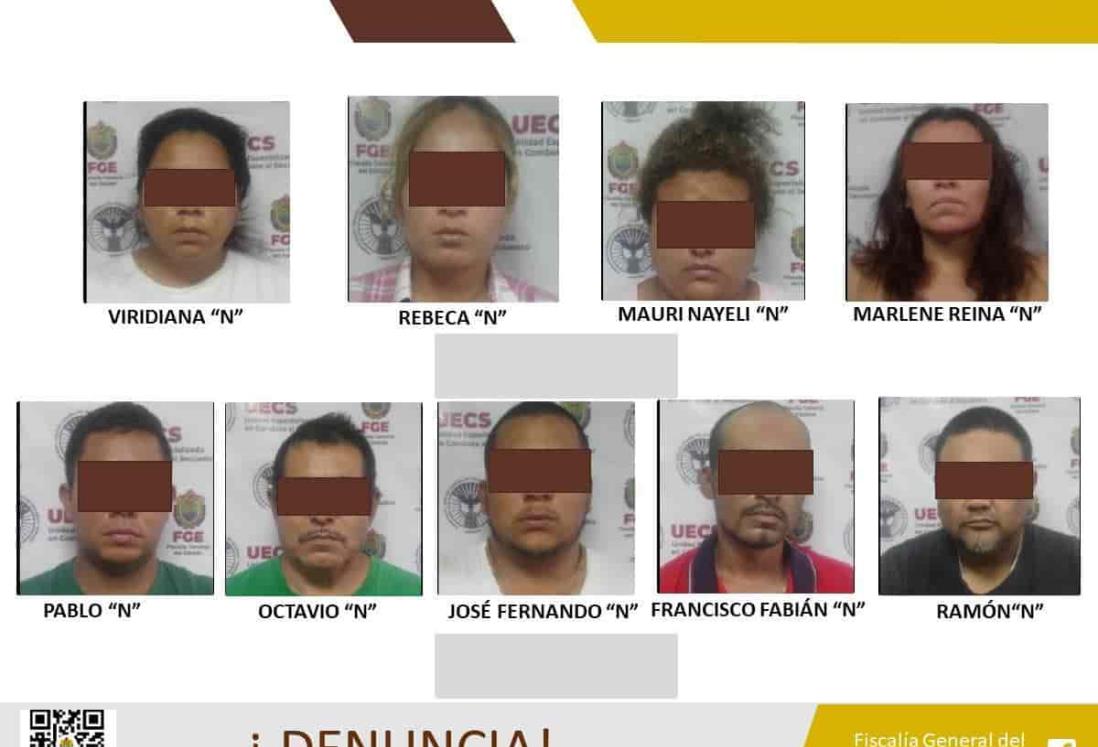 Detienen e imputan a banda de presuntos secuestradores en Xalapa