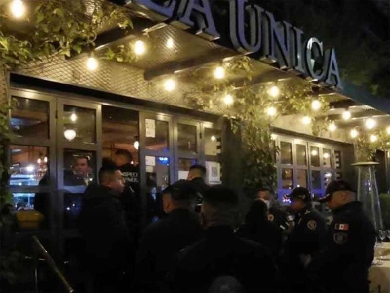 Balean a hombre en el interior de un restaurante de Polanco