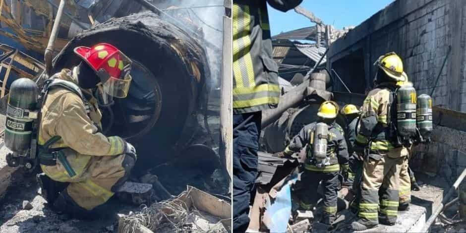 Explosión por fuga de gas en empresa de Puebla deja un muerto y 9 heridos(+video)