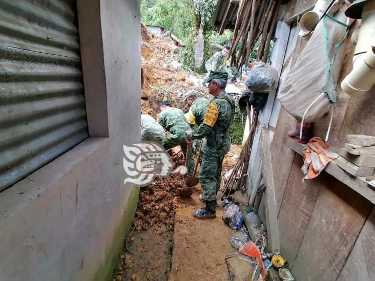 (+Video) Ante afectaciones en Tequila, Sedena realiza labores de limpieza