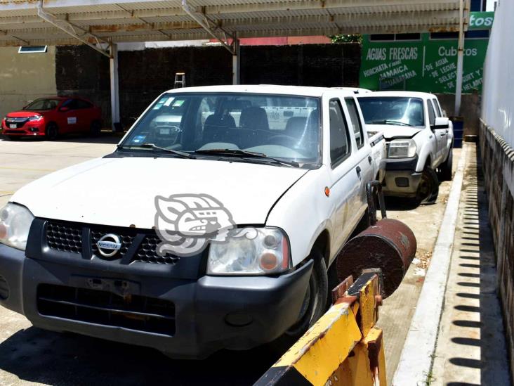 Un foco de dengue, parque vehicular de Jurisdicción XI en Coatzacoalcos