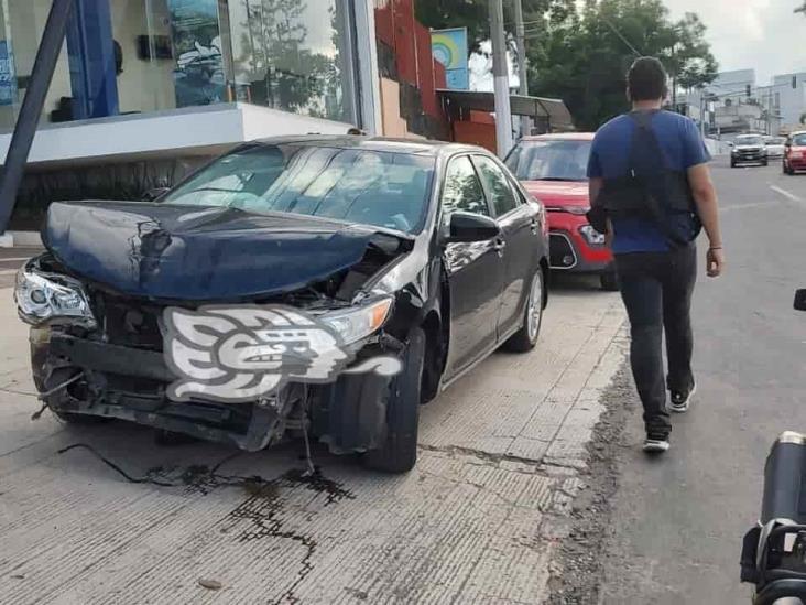 7 heridos dejó carambola en Las Trancas de Xalapa