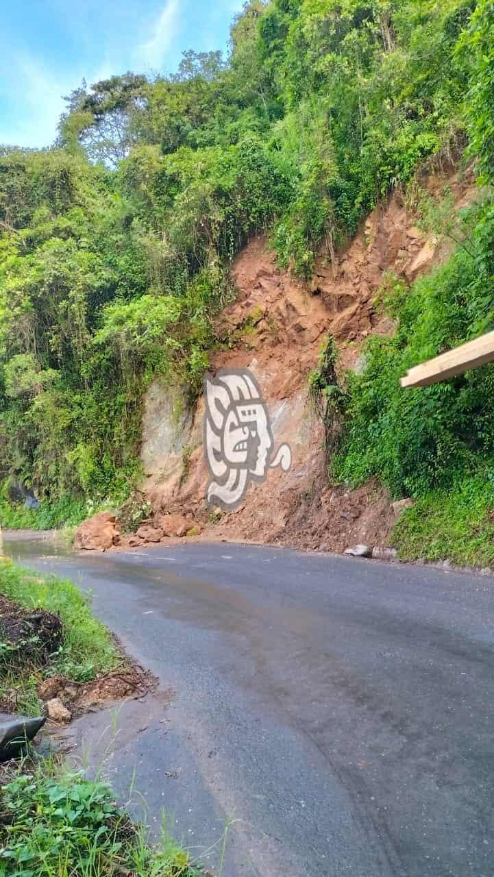 Derrumbes en Zongolica mantienen incomunicadas a 300 familias