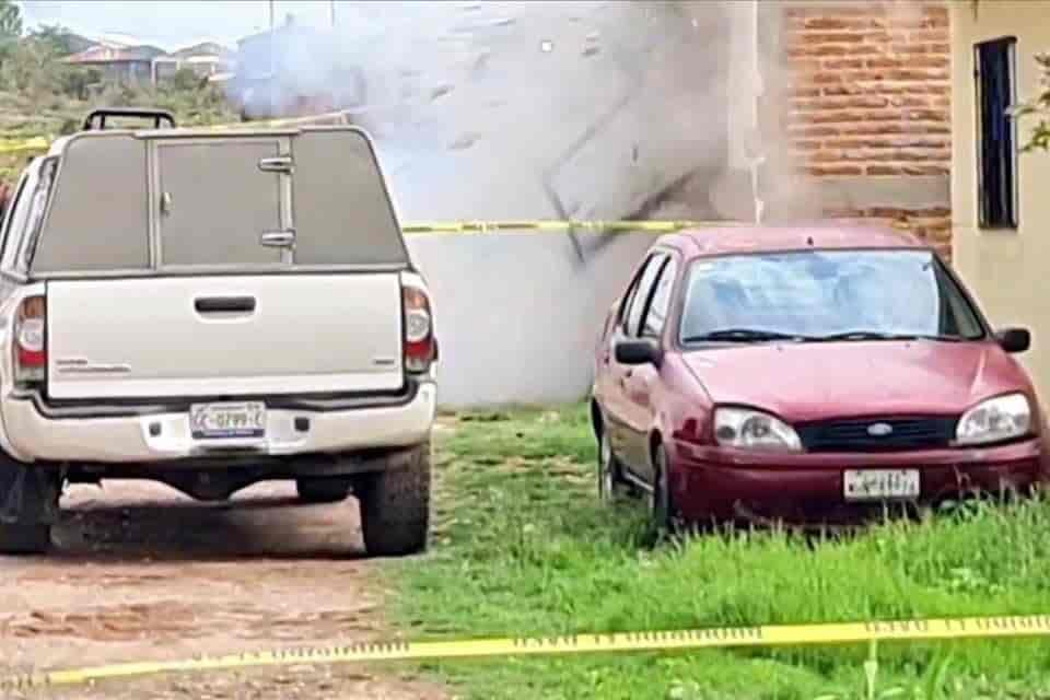 Estalla una bomba durante inspección policial en vivienda de Guanajuato (+Video)