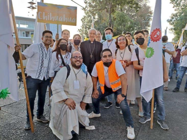 Católicos de Xalapa marchan por la paz