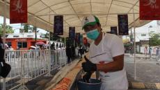 200 personas prepararon el filete relleno de mariscos por Fiestas de Santa Ana 2022